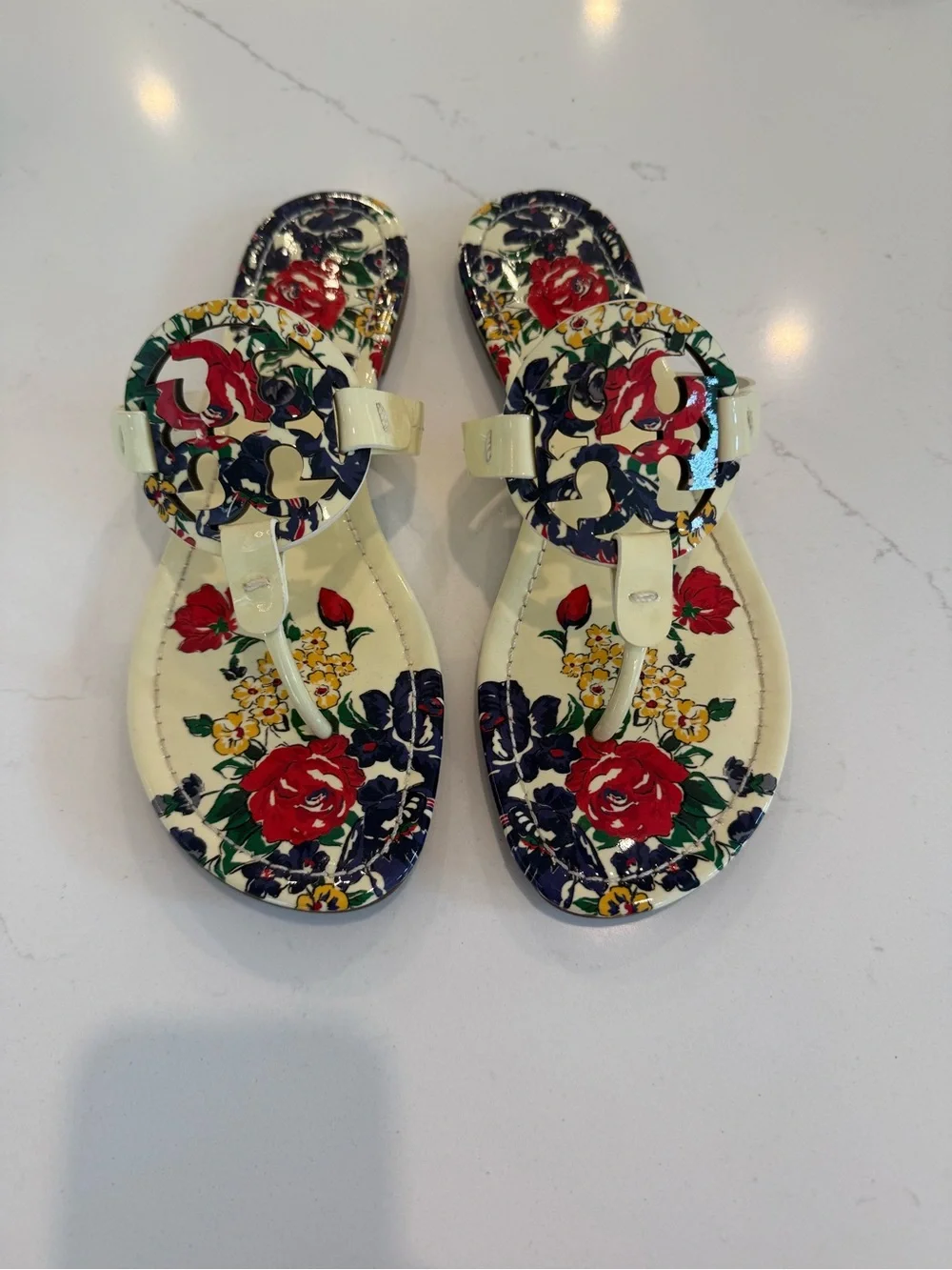 Tory Burch Patent Leather Limited Edition Miller Sandals